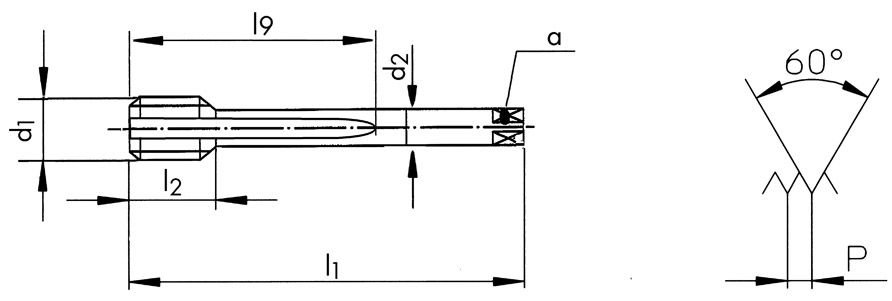 GÄNGTAPP K613TC-3 M33 6HX