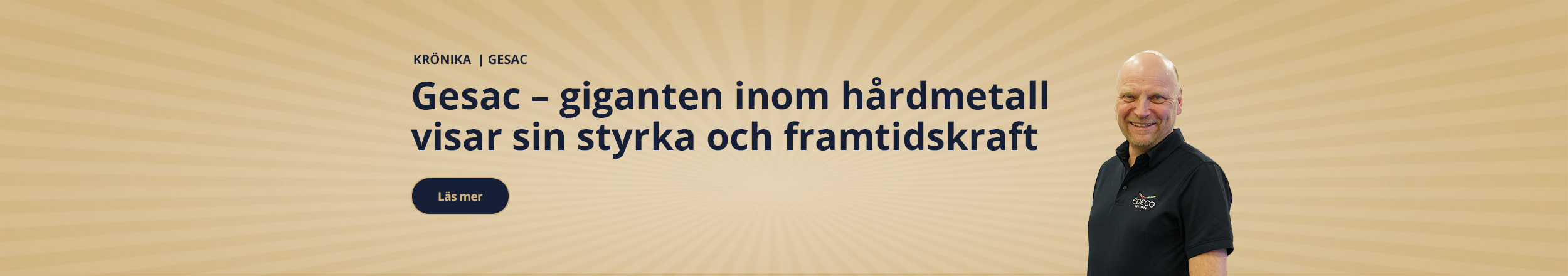 Gesac - giganten inom hårdmetall